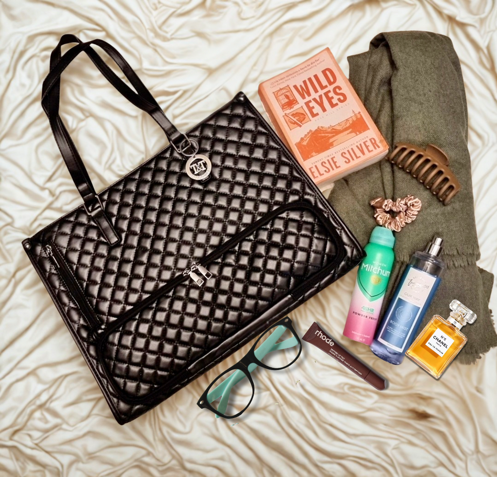Black Tote Bag with Lunch Compartment | Tote&Tweak UK